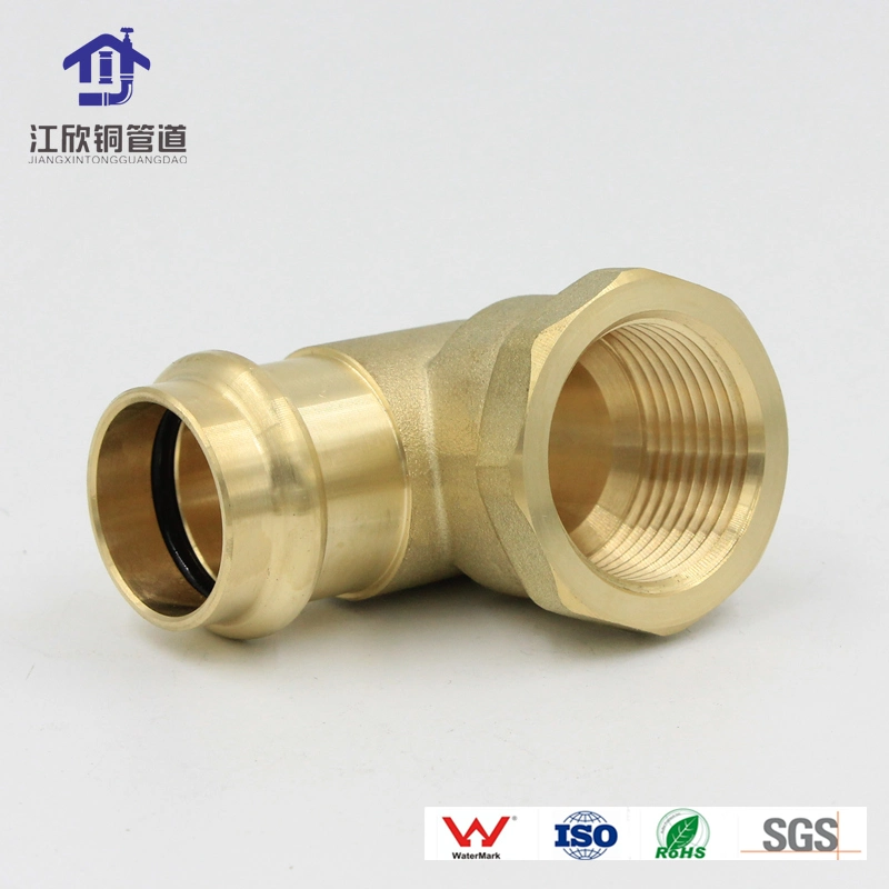 Brass Press Male Elbow Pipeline Fittings