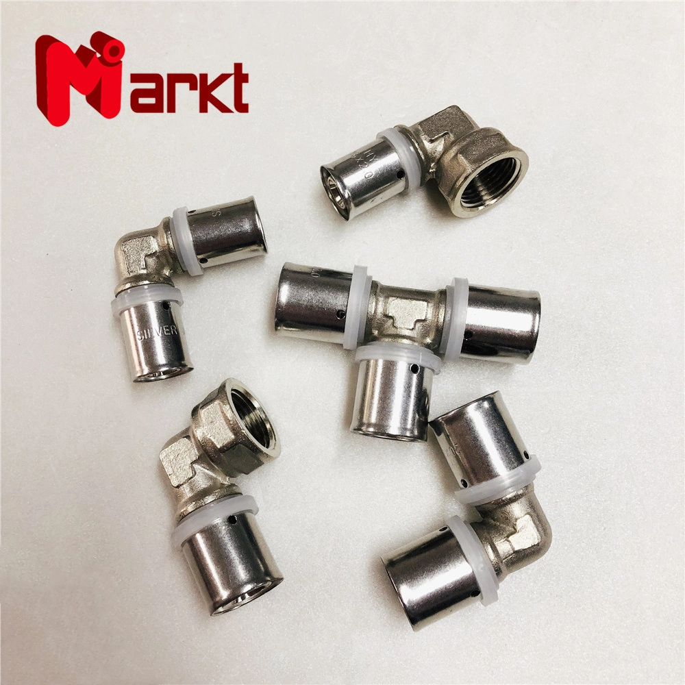 Water and Gas Brass Press Fitting Equal Elbow Fitting