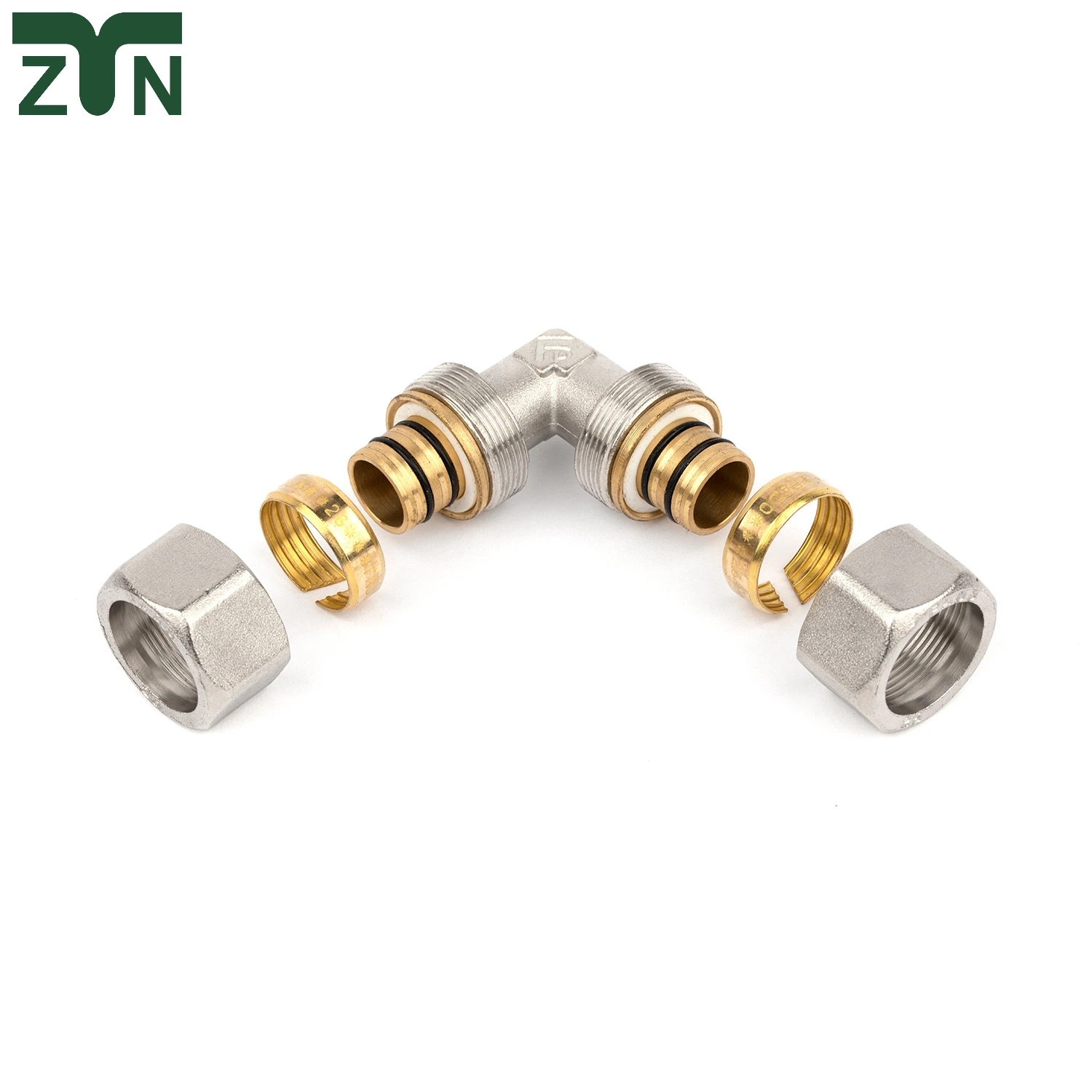 Pex-Al-Pex Pipe Brass Fittings Aluminium Plastic Pipe Tube Copper Connector Brass Compression Hose Fitting