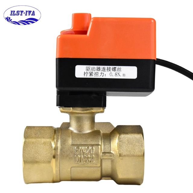 Manual Automatic Integrated Electric Ball Valve 220VAC 24VAC Three-Wire and One-Control