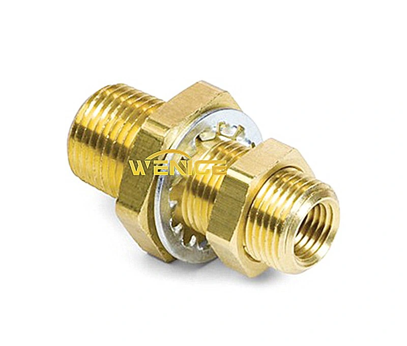 Brass Female Bulkhead Coupling Pipe Fittings Brass Female Pipe Fittings