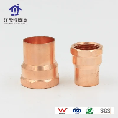 El cobre la igualdad de la reducción de la adaptador de acoplamiento de montaje del tubo de soldadura
