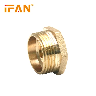 IFAN Wholesale conexiones de rosca macho de latón Conexión de cobre casquillo de latón