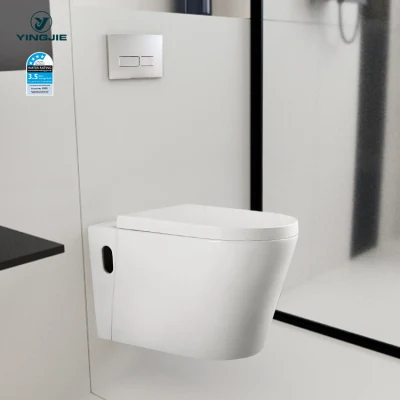 China fábrica caliente Venta WC pared Colgante White Seat toilet