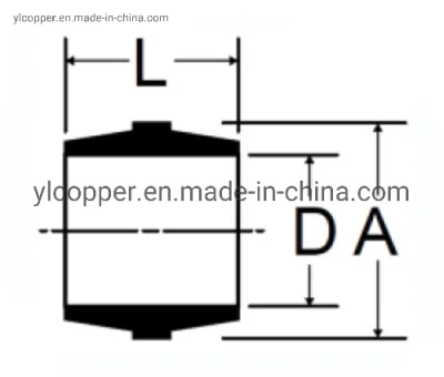 1/4" de 1460#funda de cobre para la D. O. de freno de aire del tubo de nylon de T