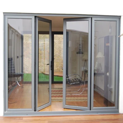 Perfil de aluminio moderno hacer puertas ventanas puerta plegable Almacén