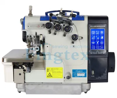 Fingtex todos los paneles de prensa automática Overlock Sewing Machines with Bk Dispositivo