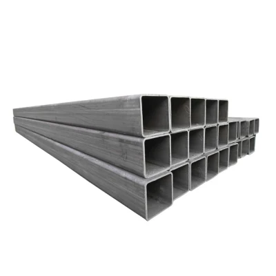  Q195 Q235 T355 negro de bajo carbono tubo cuadrado de acero tubular hueco rectangular de tubo de acero