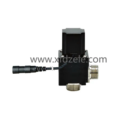 La electroválvula de cierre de rosca corta de latón válvulas de agua de grifo para el sensor orinal DC 3V 6V 9V 12V 24V
