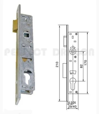 Exquisita L8067 de bloqueo de puertas de aluminio y puerta de madera