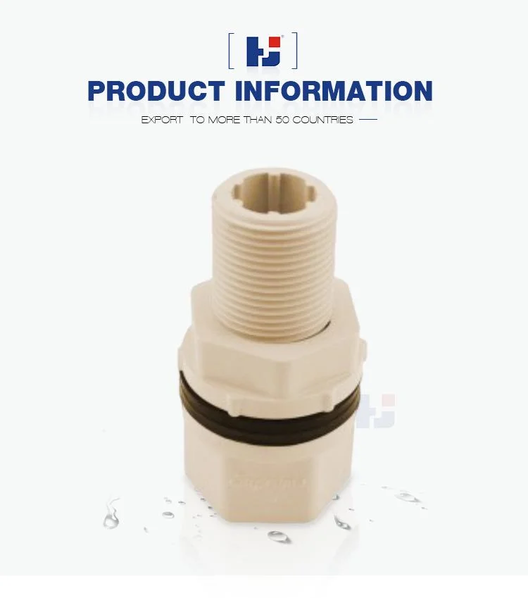 Made in China Pipe Fittings ASTM D2846 CPVC Male and Female Union Plumbing Material CPVC Fittings for Water Supply