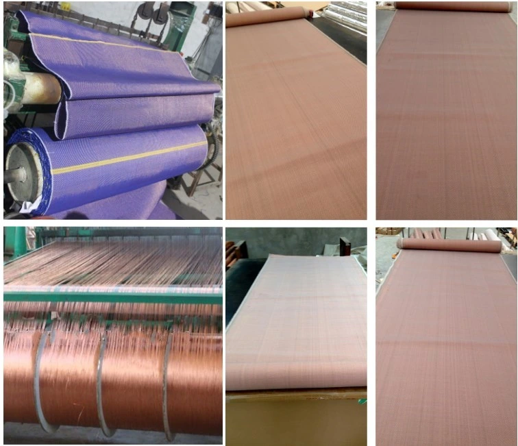 4X8 Heat Transfer Copper Wire and Silicone Rubber Hot Press Cushion Pad for Short Cycle Lamination Press