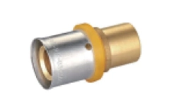 Pex Crimp-on Fittings Copper Pipe Adapter Brazing Tail-Female