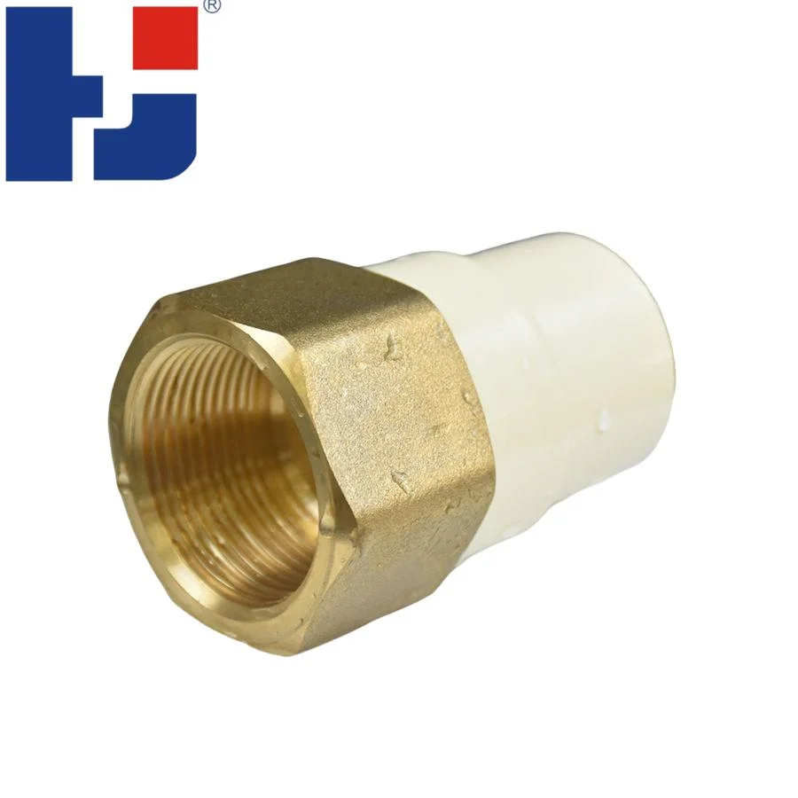 China Manufacture Plumbing Fittings Water Supply ASTM D2846 Female Cooupling with Copper Thread