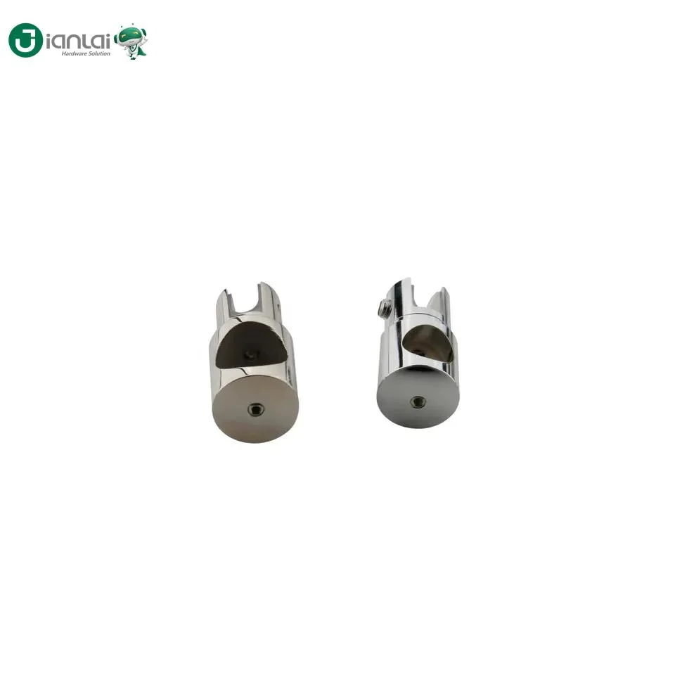 Stainless Steel Shower Hardware Pipe Connector Bathroom Glass Door Fittings