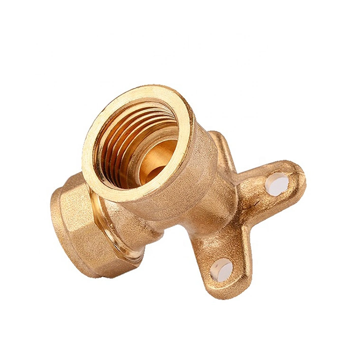 Brass Fitting Plumbing Elbow Flared Female Thread Elbow with Seat