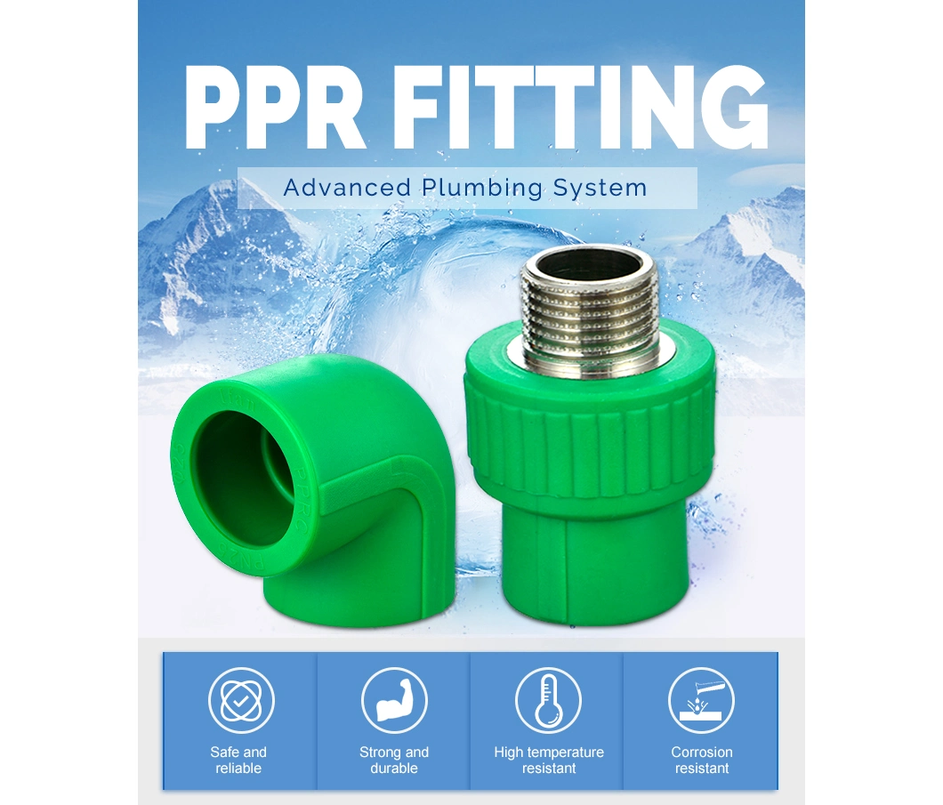 Wholesale Ifan PPR Pipe Elbow Tee Socket Germany Technology DIN 8077/8078 PPR Pipe Fittings