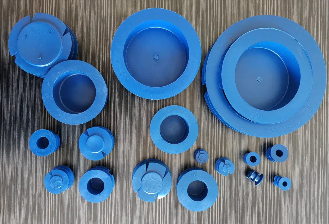 Blue Plastic Waterproof Pipe Internal Plug for Stainless Steel Pipe and Tubing