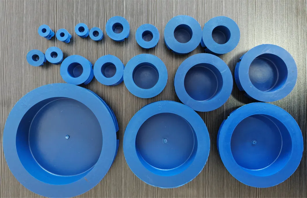 Blue Plastic Waterproof Pipe Internal Plug for Stainless Steel Pipe and Tubing