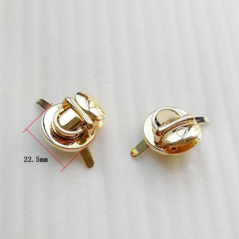 Metal Round Press Locks Twist Locks Clasp for Bag Accessories