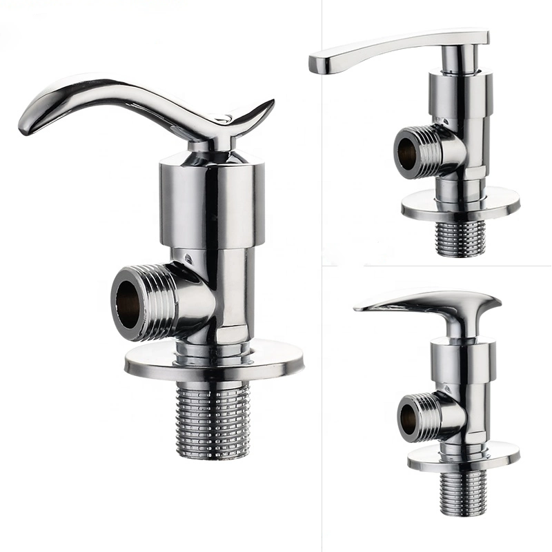 Low Price Kitchen Faucet Parts Chrome Wall Mounted Brass Angle Ball Valve