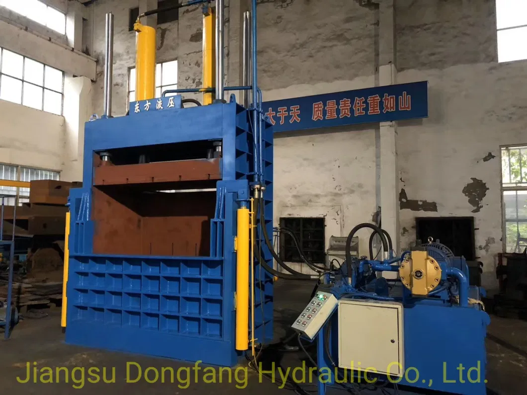 Hydraulic Scrap Metal Baler Waste Steel Copper Aluminum Tubes Cans Iron Baling Press