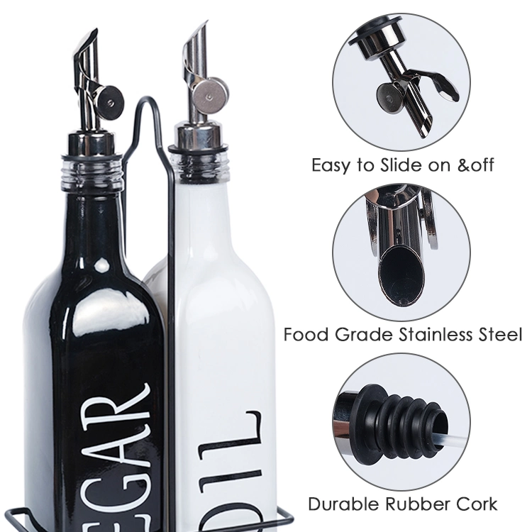 Custom Logo Premium Bar Accessories Aerating Bottle Pourer Stainless Steel Wine Aerator Pourer for Halloween Gift