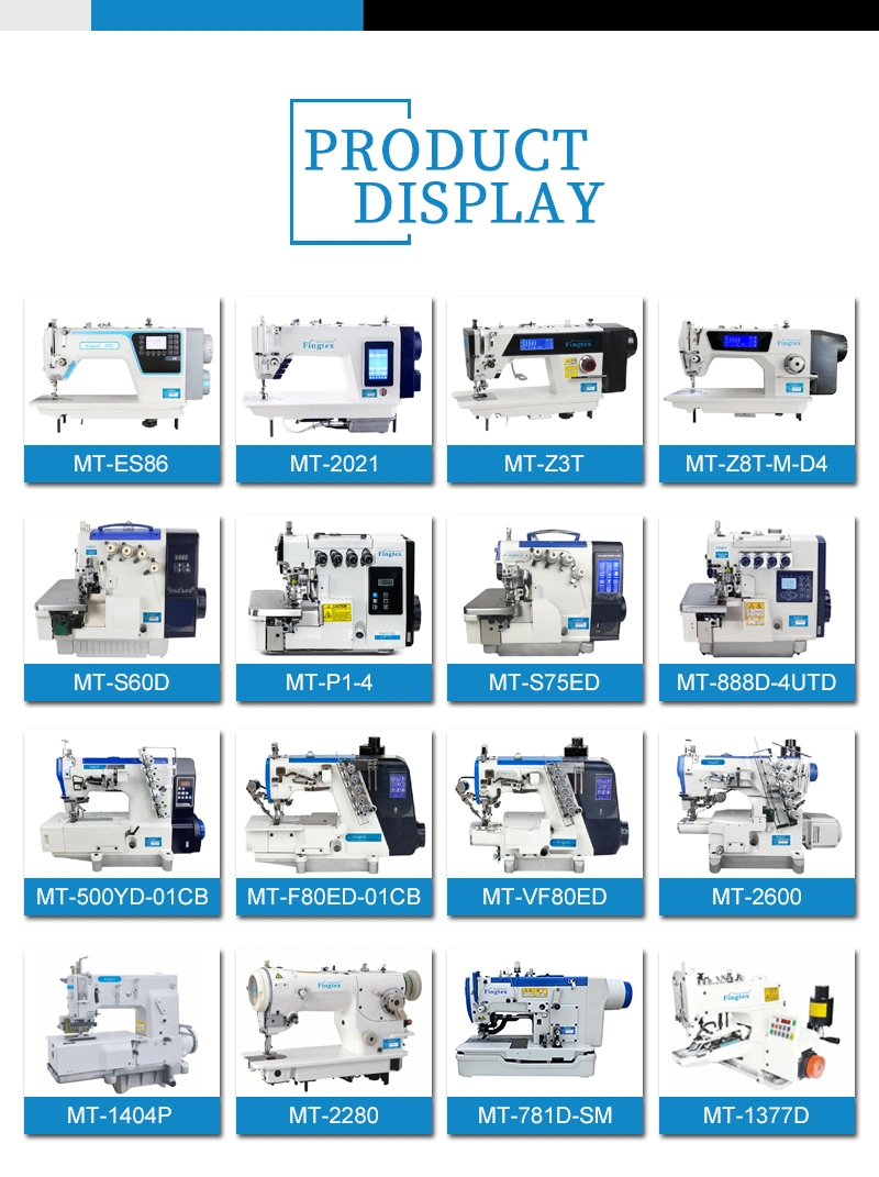 Fingtex All Automatic Press Panel Overlock Sewing Machines with Bk Device