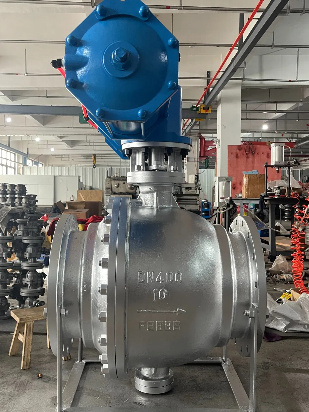 Cast Steel/Stainless Steel Two Pieces/Three Pieces Flanged Trunnion Ball Valve