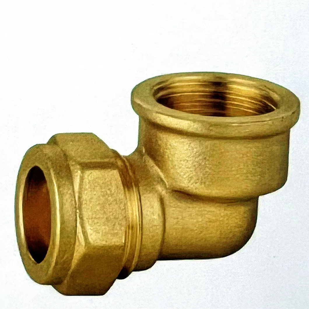 Brass Male Coupling Plumbing Pipe Fittings Brass Screw Compression Fittings for Copper Pipe