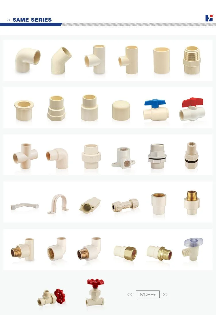 Made in China Pipe Fittings ASTM D2846 CPVC Male and Female Union Plumbing Material CPVC Fittings for Water Supply