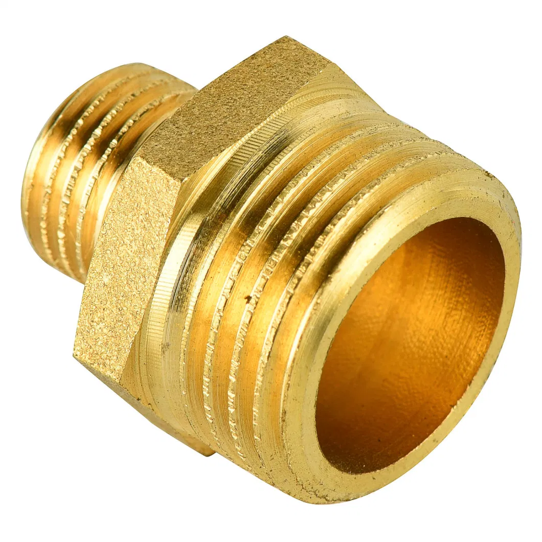 Factory Direct Compression Water Meter Fittings Connector Thread Copper Union Connector Tube Press Fittings Brass High Quality Lowest Price