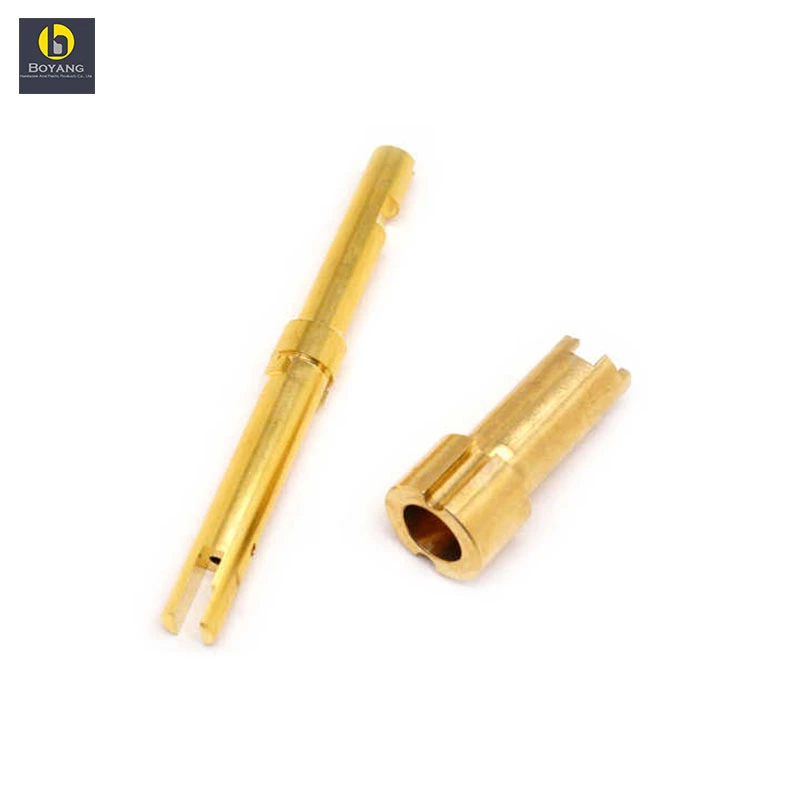 Custom CNC Turning Parts Pipe Clamp Connection Fittings Round Sanitary Brass Thread Ferrule