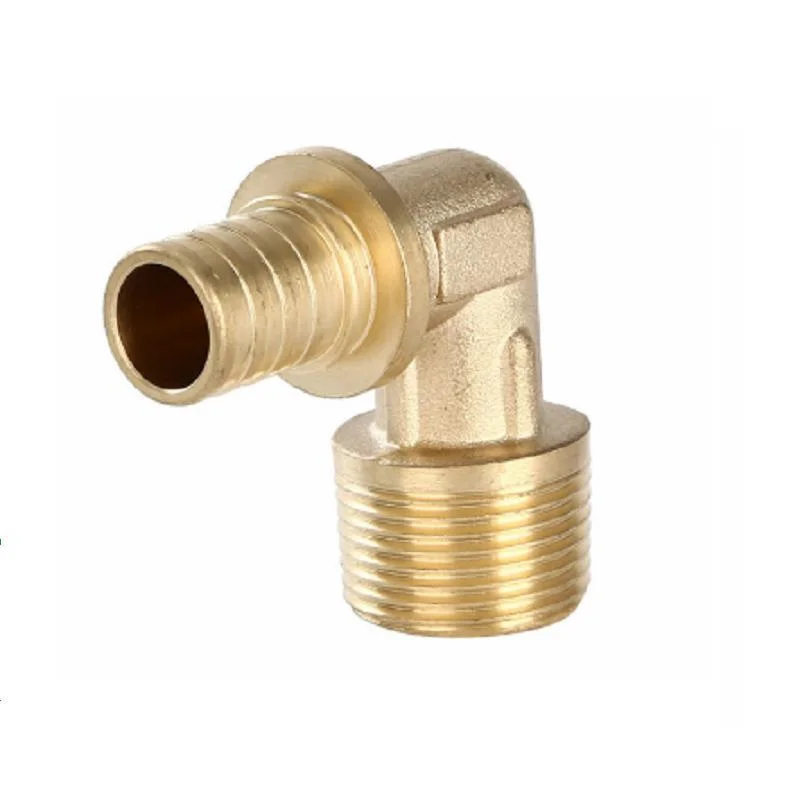 90 Degree Male Elbow-Adaptor with External Thread for Pex Pipe