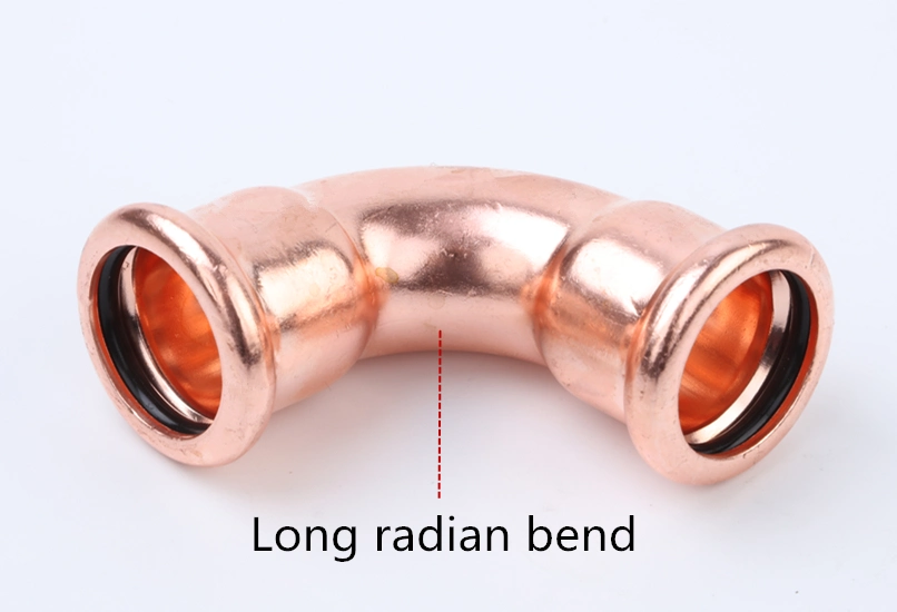 Copper Coupling Elbow Reducer Press Sanitary Water Pipe Fitting Compression