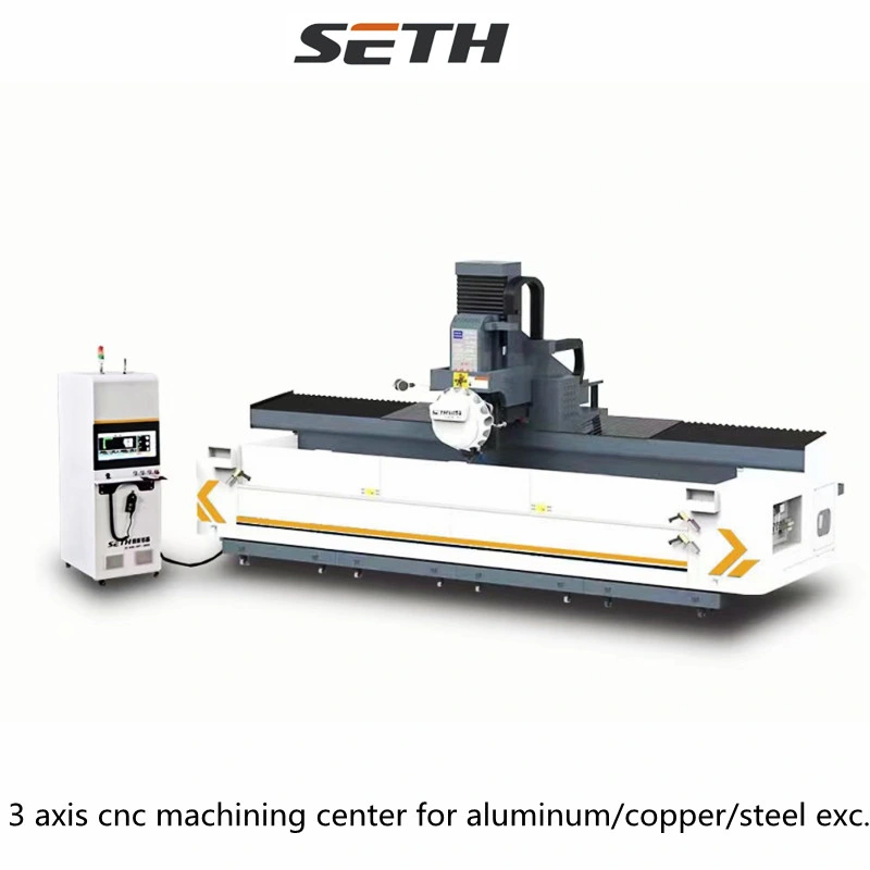 China Made Seth Brand 3 Axis CNC Machining Center for Aluminum Copper Steel Exc.