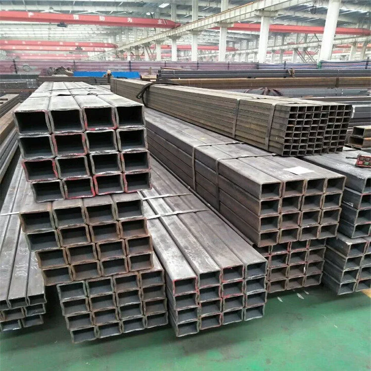 Hot Rolled Black Steel Square Tube/Rectangular Hollow Tubular Steel Pipe