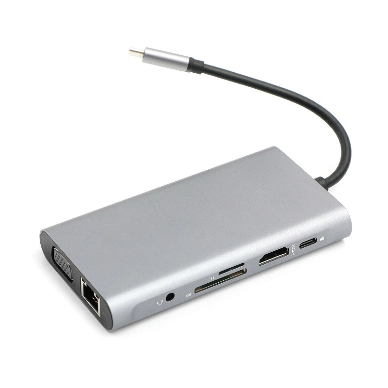 Notebook 10 in 1 Hub USB3.1 Type C Hub 10 in 1