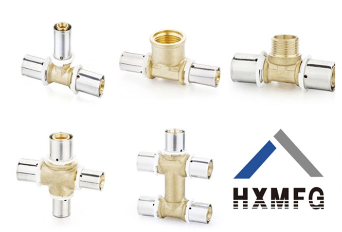 Brass or Dzr Pex to Copper Pipe Adaptor for PE Pipe