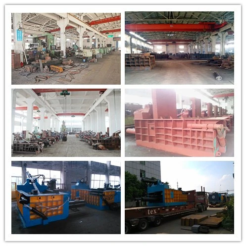 Hydraulic Scrap Metal Baler Waste Steel Copper Aluminum Tubes Cans Iron Baling Press