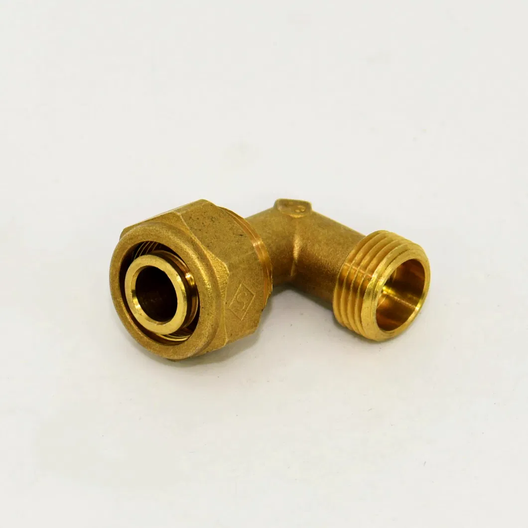 Brass Pex Pipe Equal Elbow Fittings