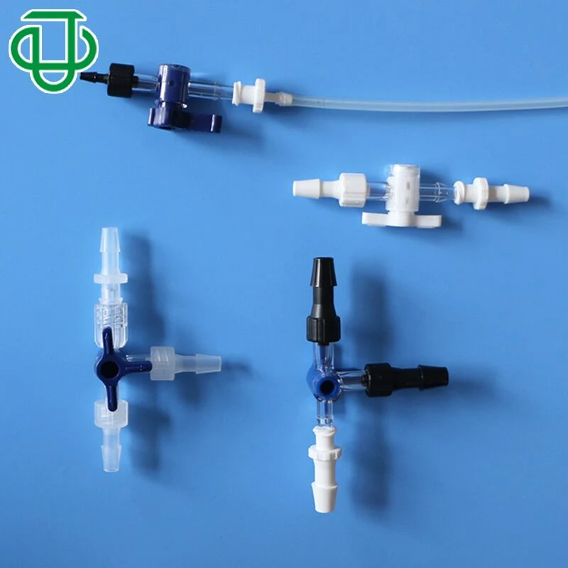 Chemical Resistant One Way Three Ways Water Control Valve Female Male Luer Lock Stopcock Valve