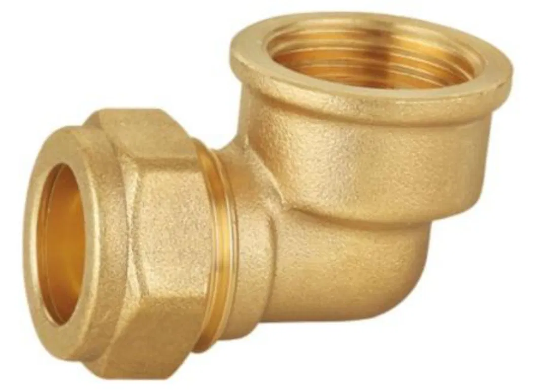 Brass Compression Fitting of Male Elbow/Copper Male Elbow Fitting/Copper Tube