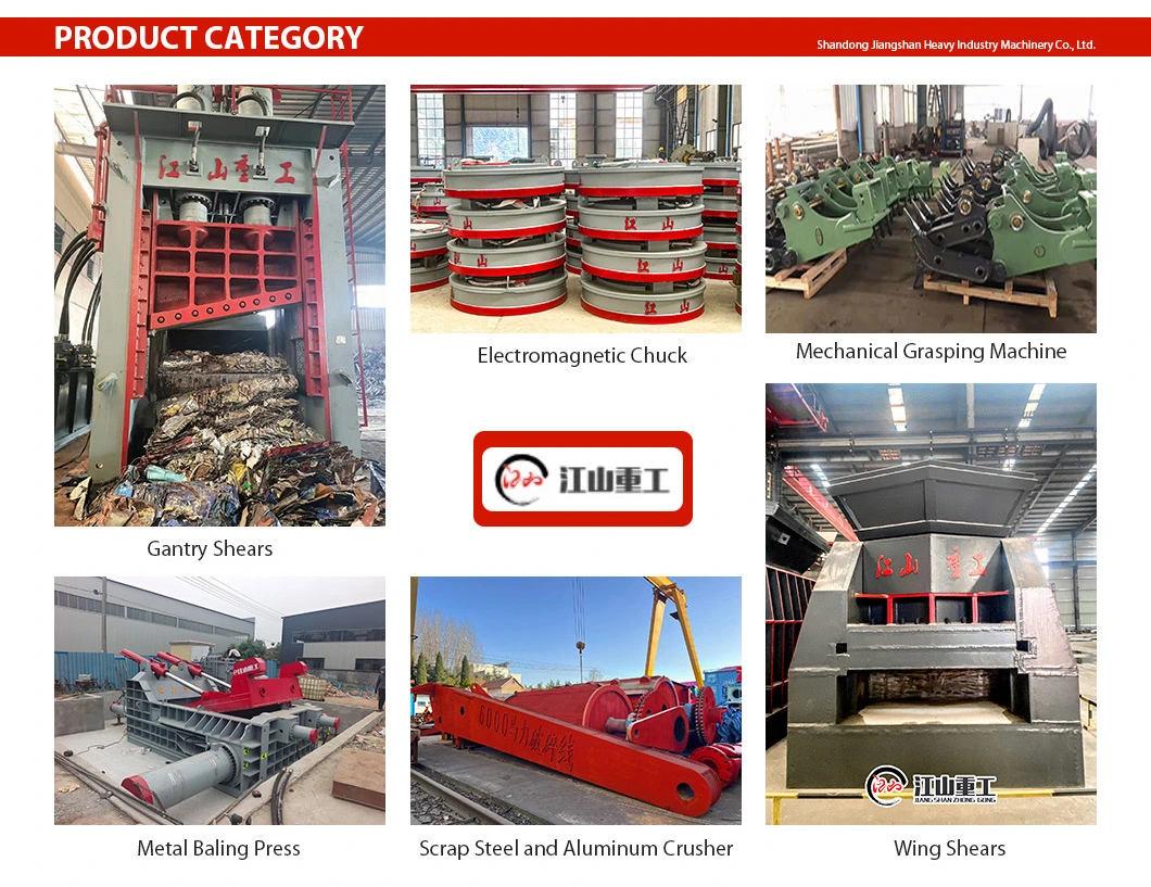 700*700 mm Copper Cable Stripping Machine Scrap Steel Metal Baling Press with Upgrade Hydr