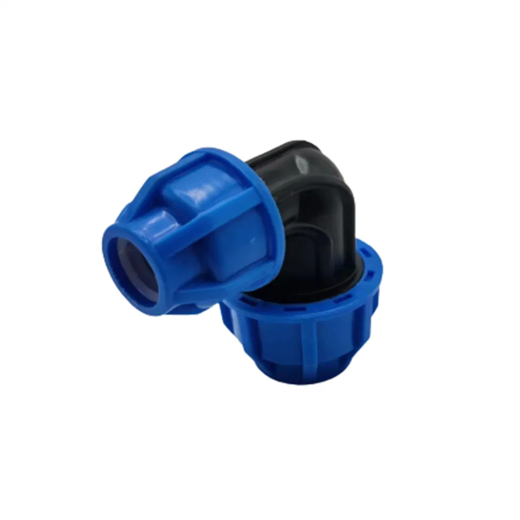 90 Degree Elbow PE Reducing Elbow PP Compression Fitting for Irrigation System