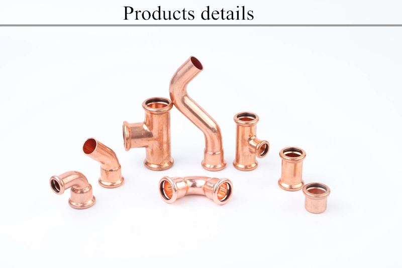 Copper Coupling Elbow Reducer Press Sanitary Water Pipe Fitting Compression