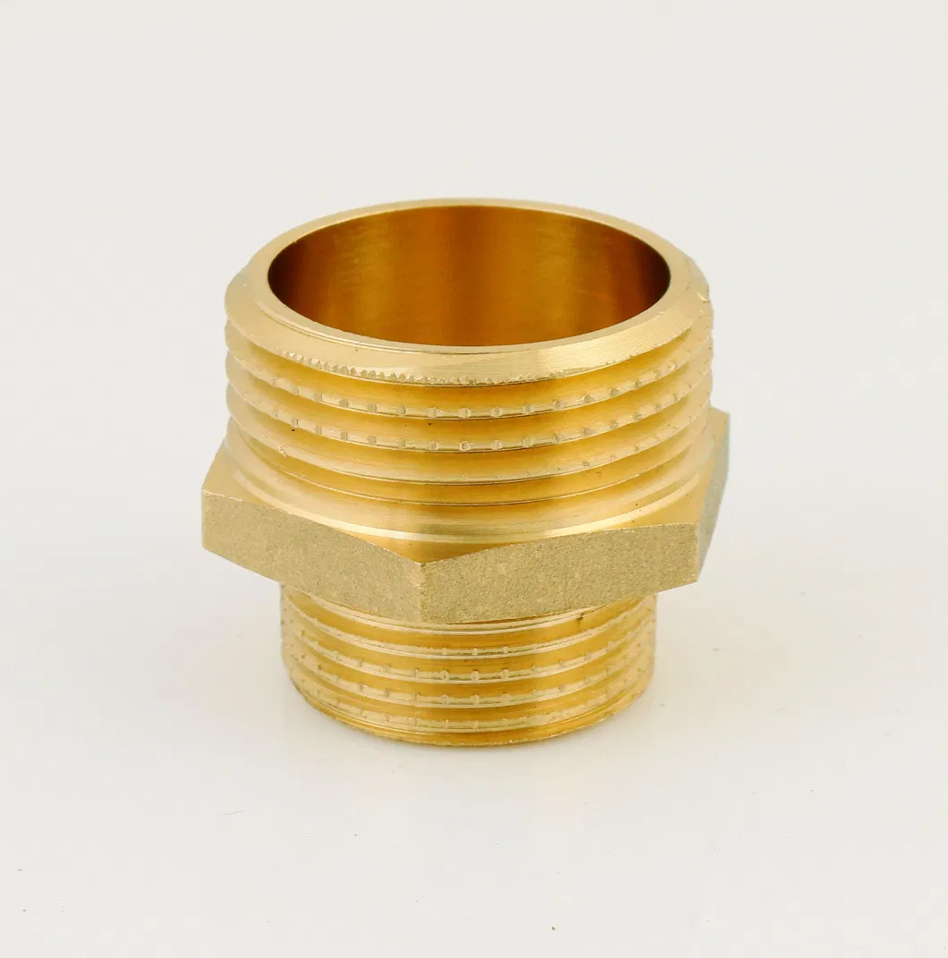 1/2&prime; &prime; 3/4&prime; &prime; 1&prime; &prime; 1/2&quot; X 3/8&quot; BSPT Male Thread Brass Pex Reduced Nipple Equal Hose Nipple Brass Fitting