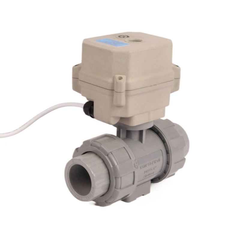 24V DC 4-20mA Mini Brass Smart Electric Water Treatment Control Actuator Ball Valve