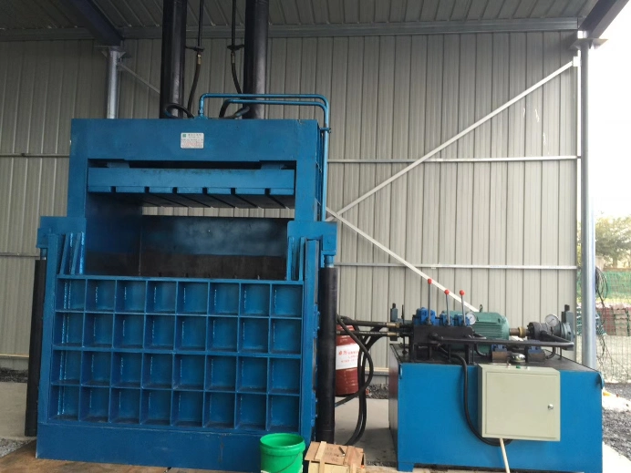 Hydraulic Scrap Metal Baler Waste Steel Copper Aluminum Tubes Cans Iron Baling Press