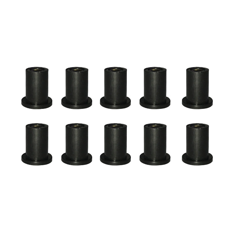 Factory Custom M4m5m6m8 Rubber Well Nut 5mm General Purpose Motorcycle Windscreen Brass Nut